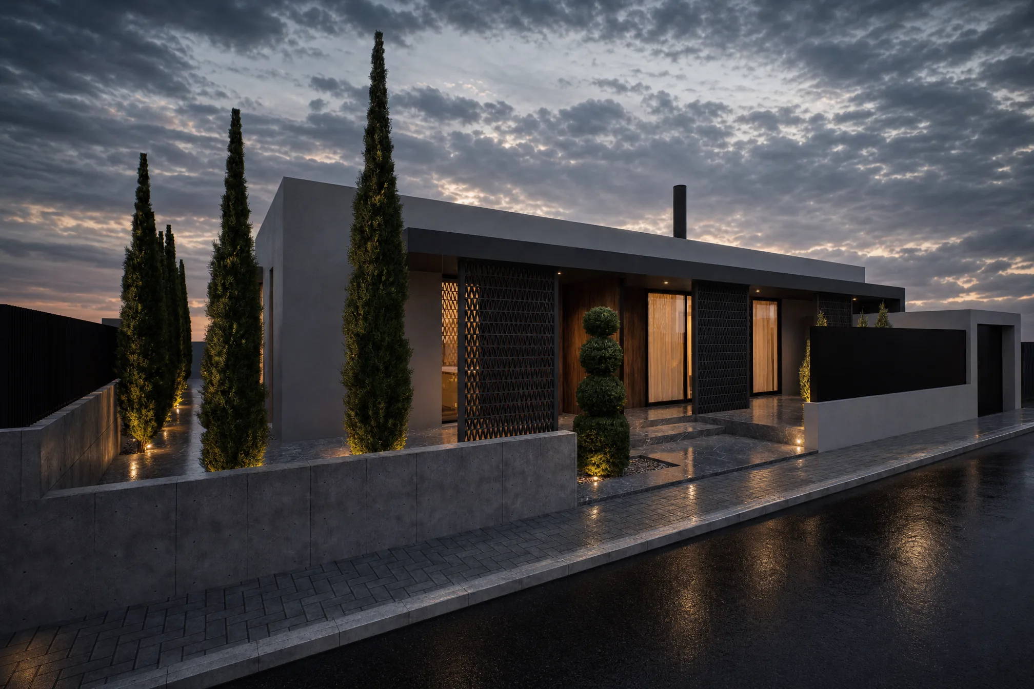 U Shaped Villa